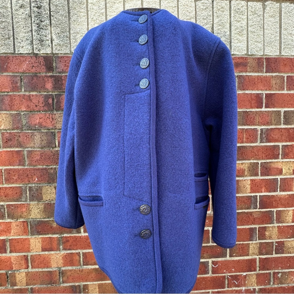 Geiger 100% Pure Virgin Wool Cardigan Sweater Jacket Button Up Tyrol Sz 40
